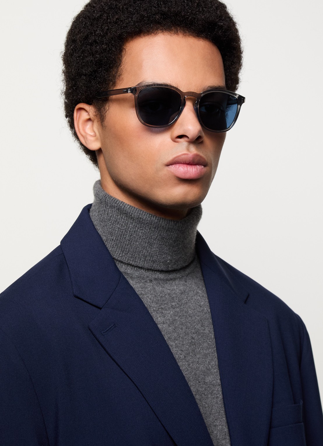 Ralph Lauren Wayfarer zonnebril PH4222U - voorkant 2 transparant