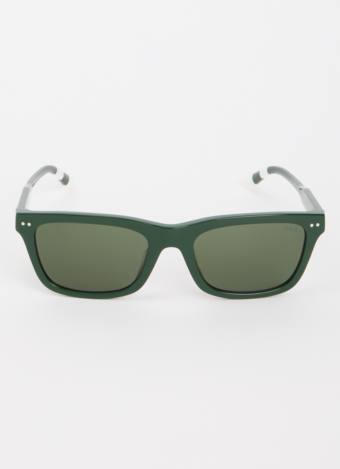 Ralph Lauren Wayfarer zonnebril PH4240U - detail donkergroen