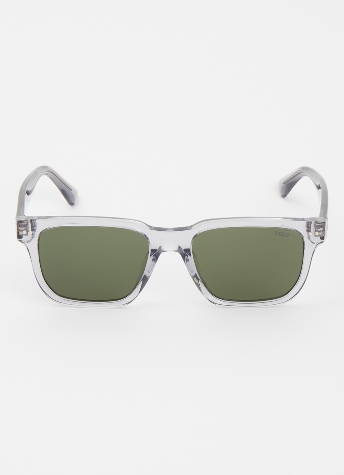 Ralph Lauren Wayfarer zonnebril PH4252U - detail lichtgrijs