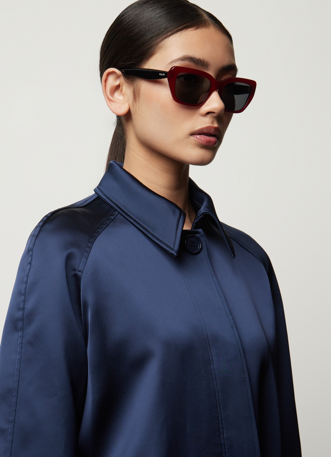 Ralph Lauren Wayfarer zonnebril RA5292  - voorkant 5 donkerrood