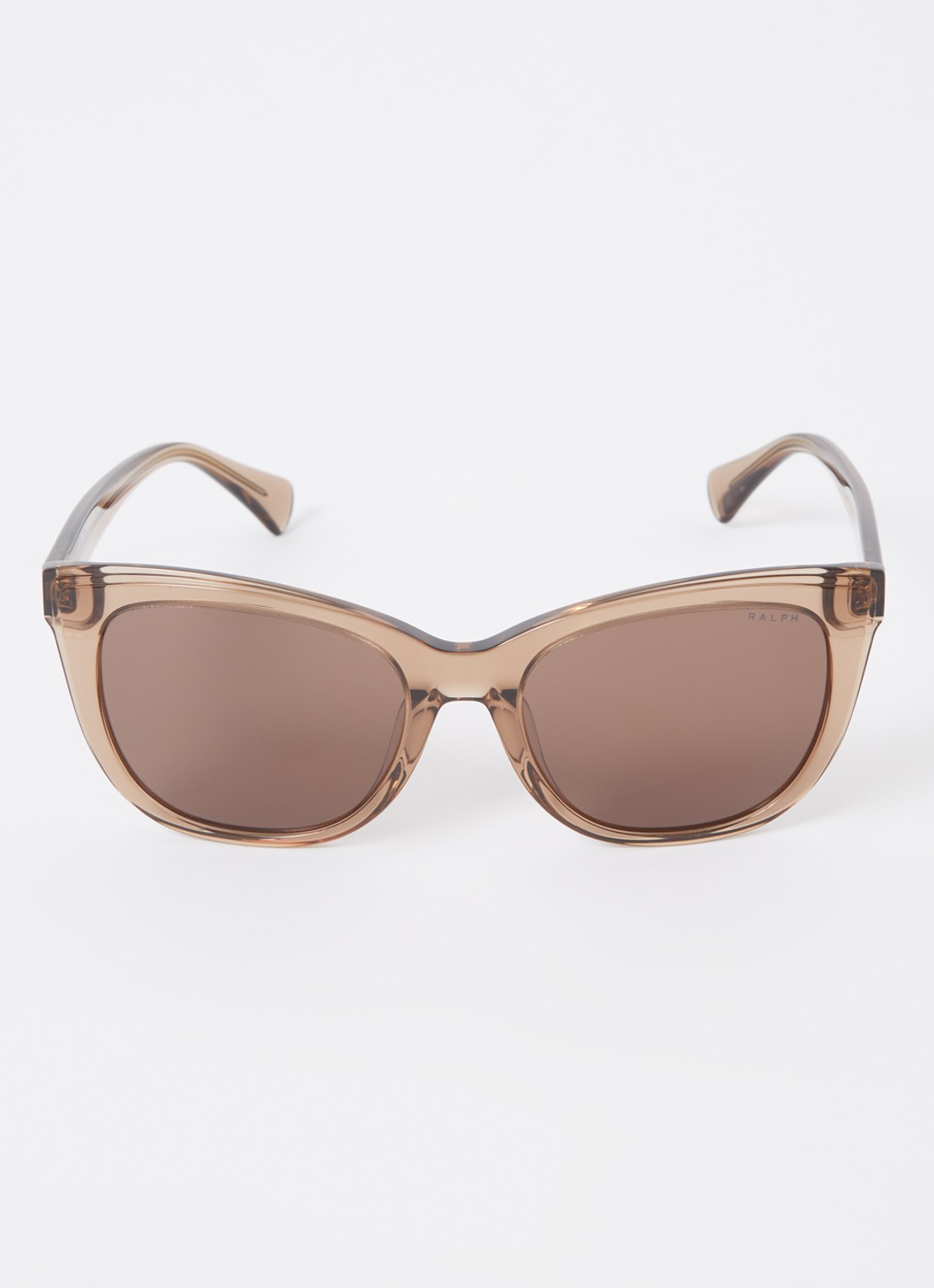 Ralph Lauren Wayfarer zonnebril RA5324U - detail cognac