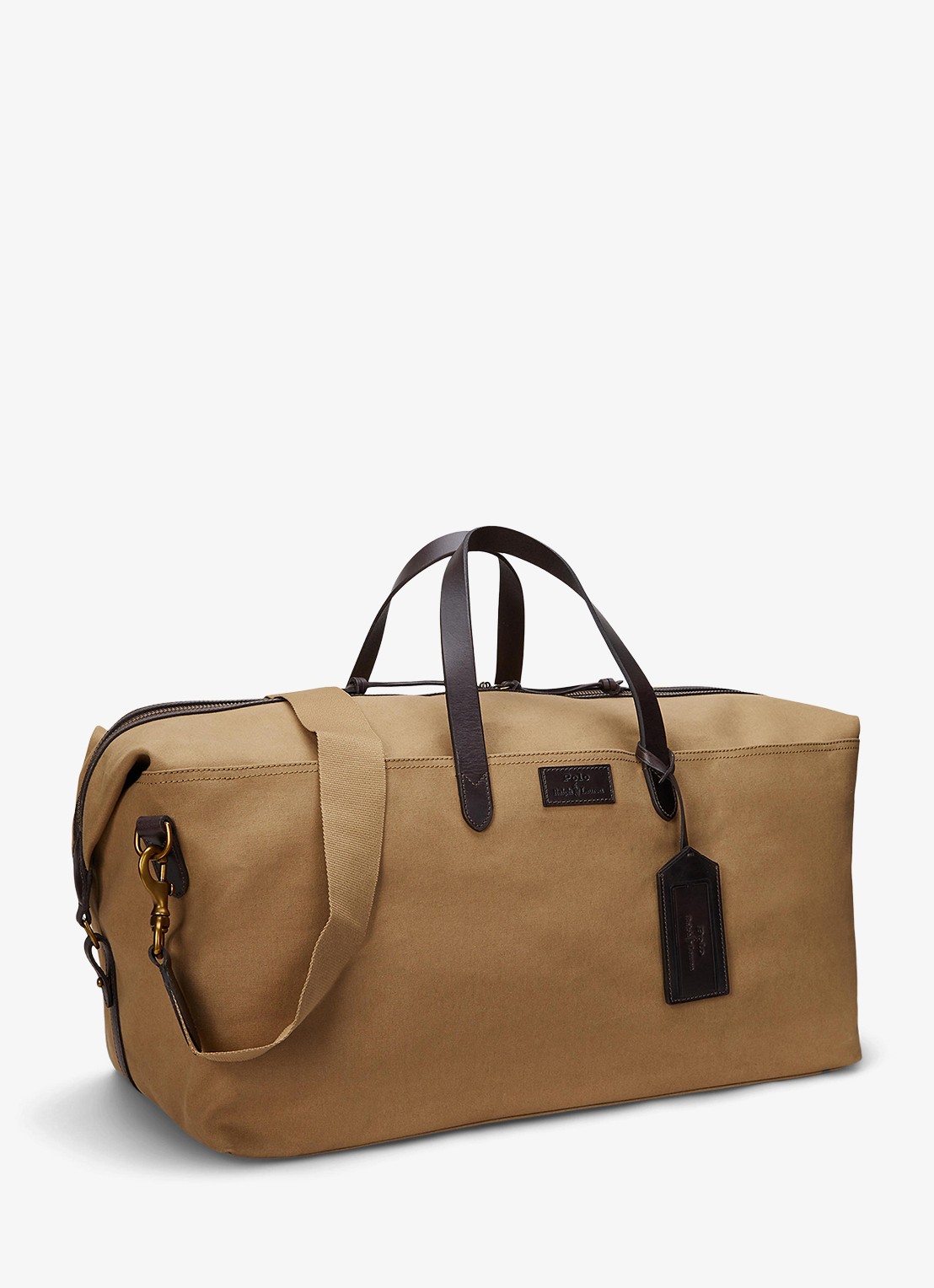 Ralph Lauren Weekendtas met logo - detail montana khaki / khaki