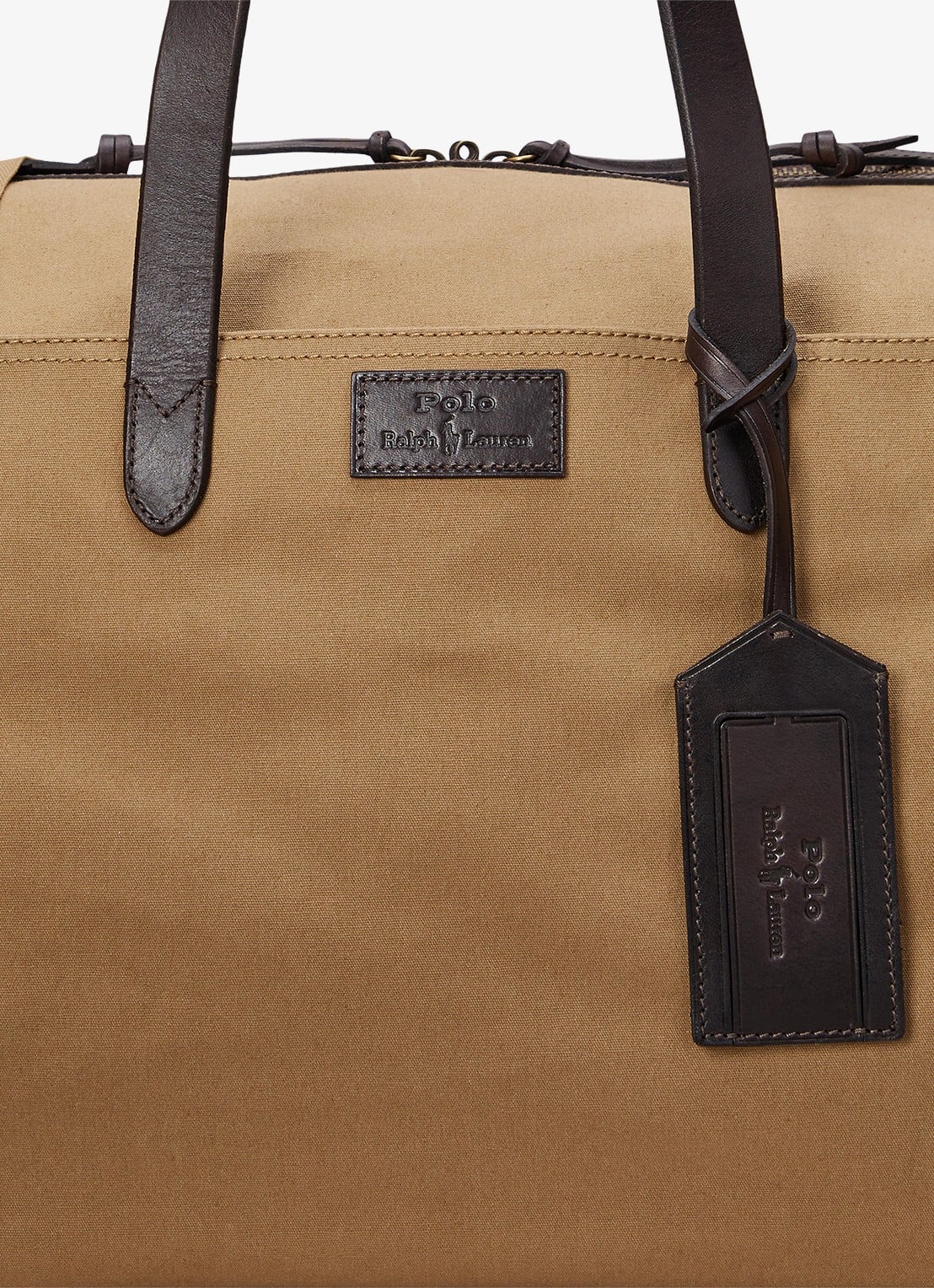 Ralph Lauren Weekendtas met logo - detail 3 montana khaki / khaki