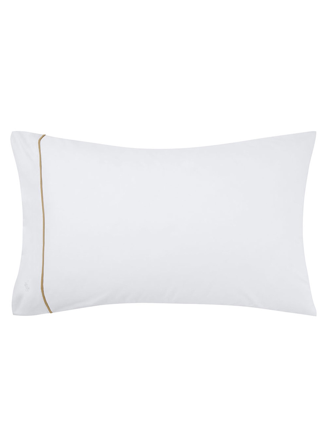 Ralph Lauren Westbank kussensloop van katoen perkal 200TC in 2-pack - voorkant lichtgeel