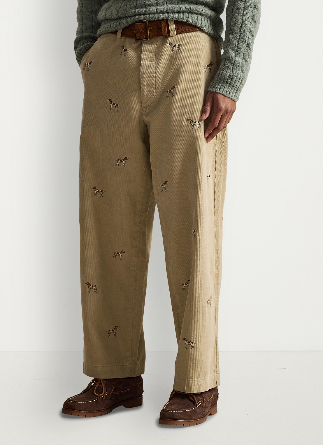 Ralph Lauren Wide fit chino van corduroy - detail 2 paddock tan / beige