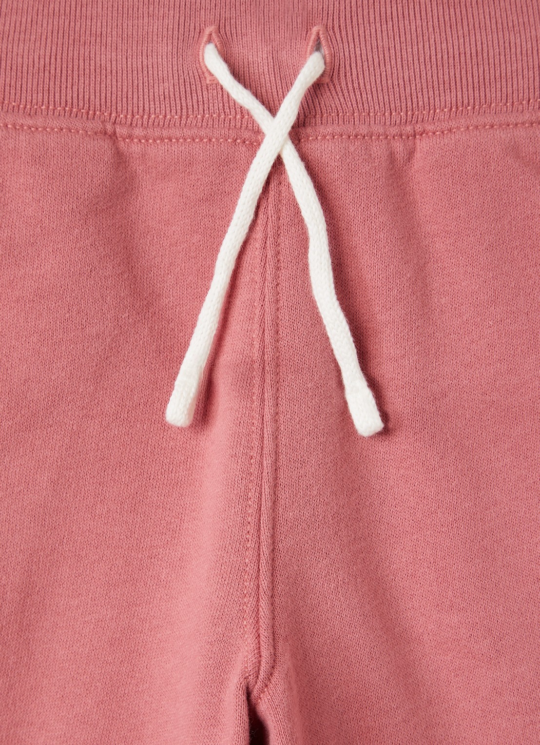 Ralph Lauren Wide fit joggingbroek met logoborduring - detail koraalroze