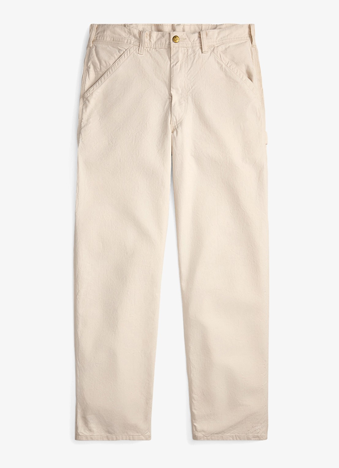 Ralph Lauren Windham straight fit cargobroek met steekzakken - voorkant 4 millstone / beige