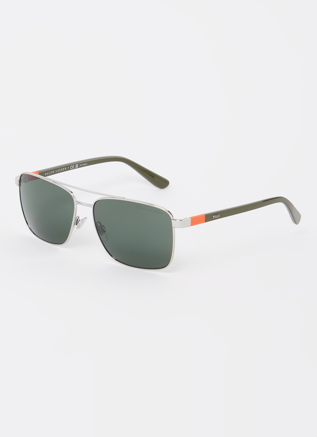 Ralph Lauren Zonnebril gepolariseerd PH3137 - voorkant zilver