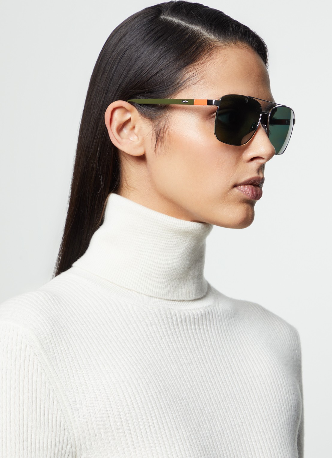 Ralph Lauren Zonnebril gepolariseerd PH3137 - voorkant 2 zilver