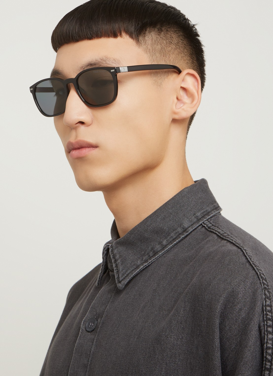 Ralph Lauren Zonnebril gepolariseerd PH4208U - voorkant 5 zwart