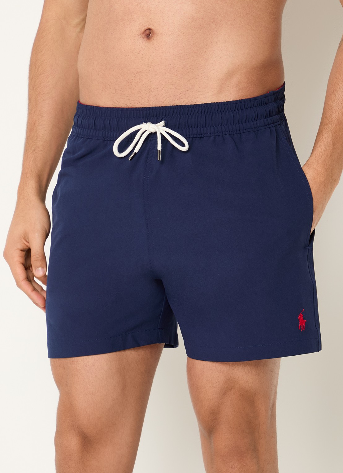 Ralph Lauren Zwemshorts met logo  - detail donkerblauw