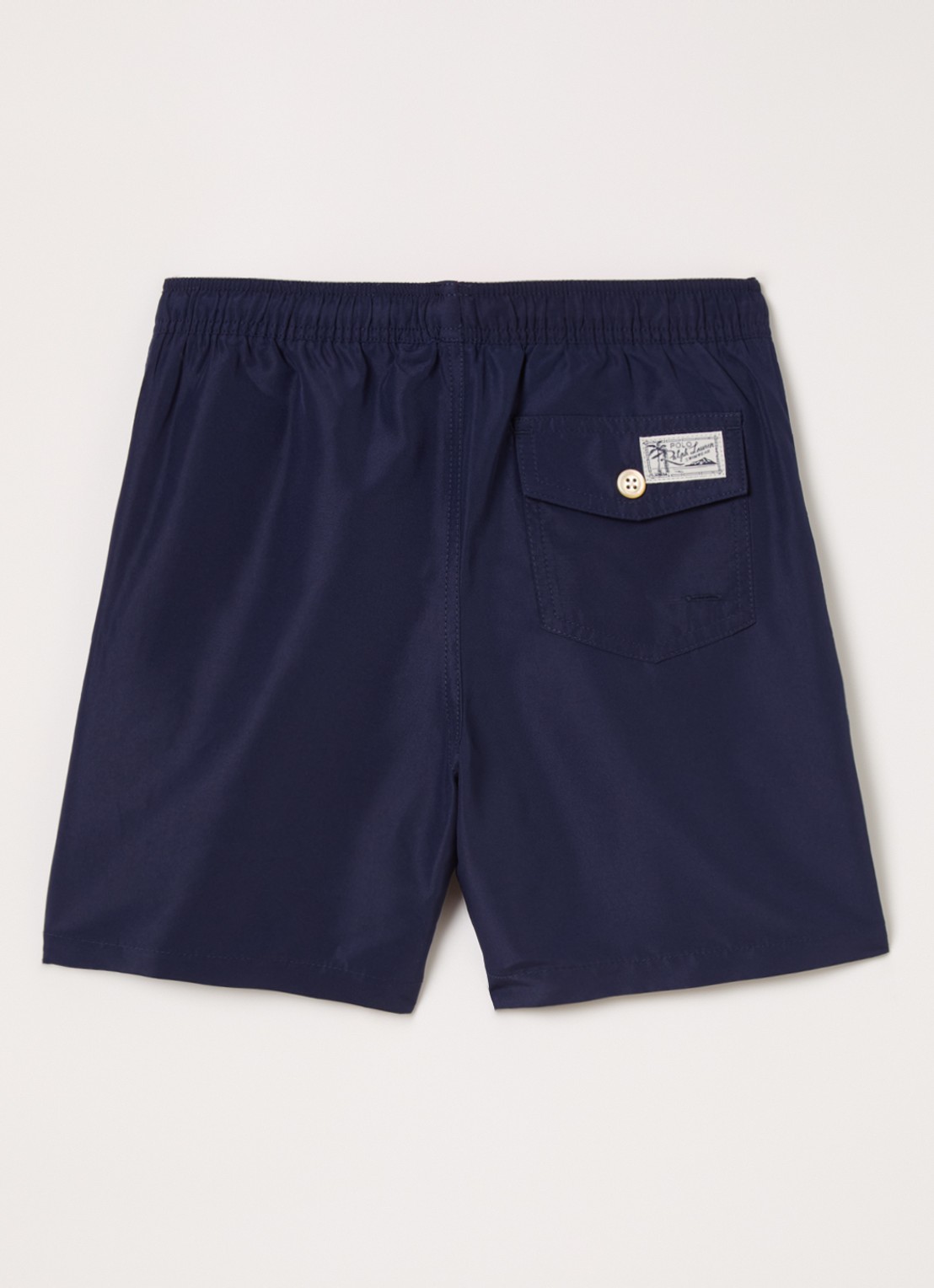 Ralph Lauren Zwemshorts met logo - voorkant 2 donkerblauw