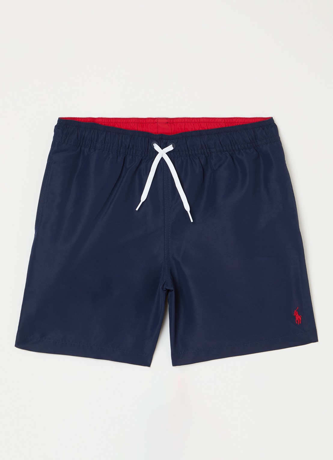 Ralph Lauren Zwemshorts met logoborduring - voorkant donkerblauw