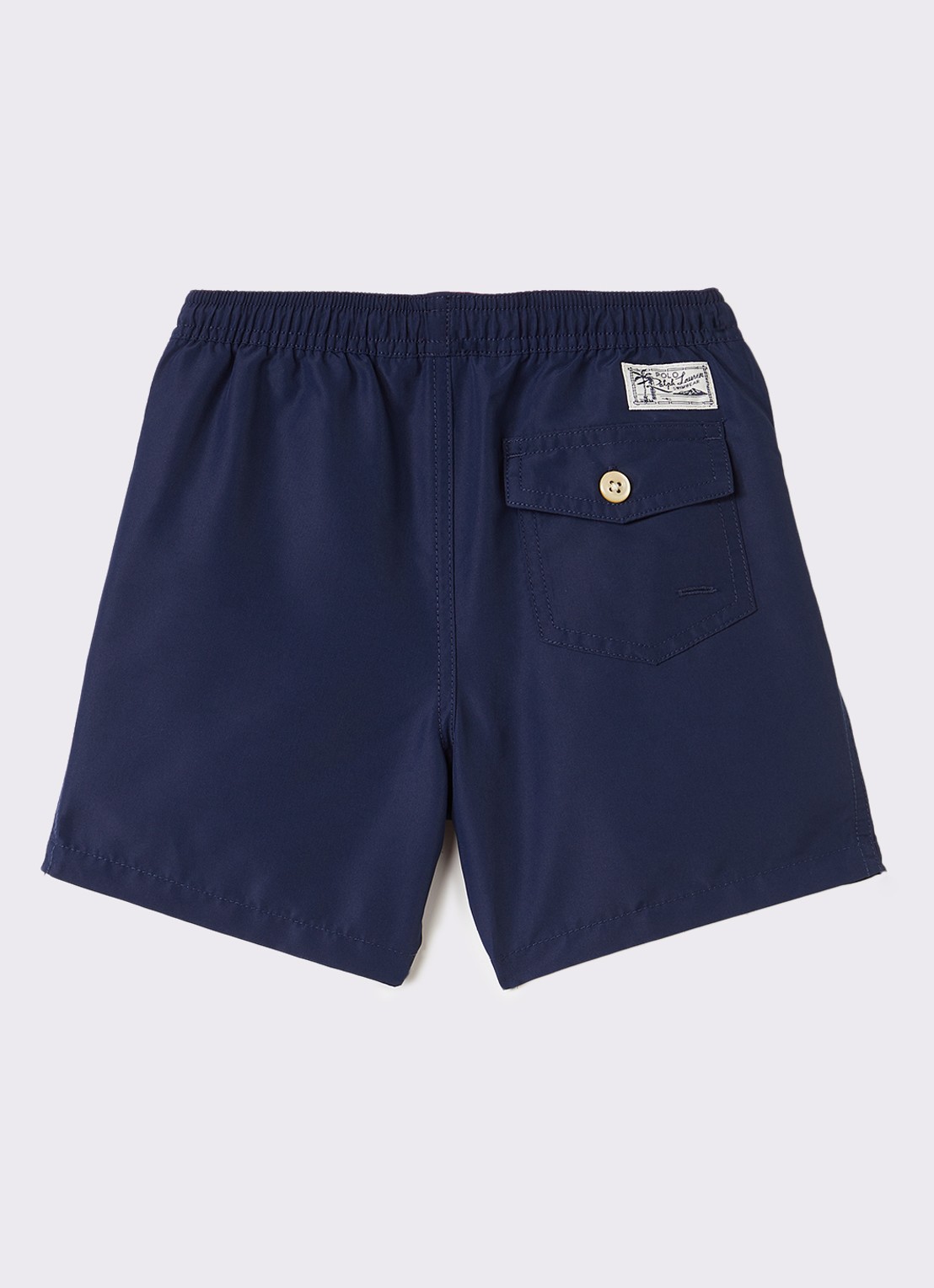 Ralph Lauren Zwemshorts met logoborduring - voorkant 2 donkerblauw