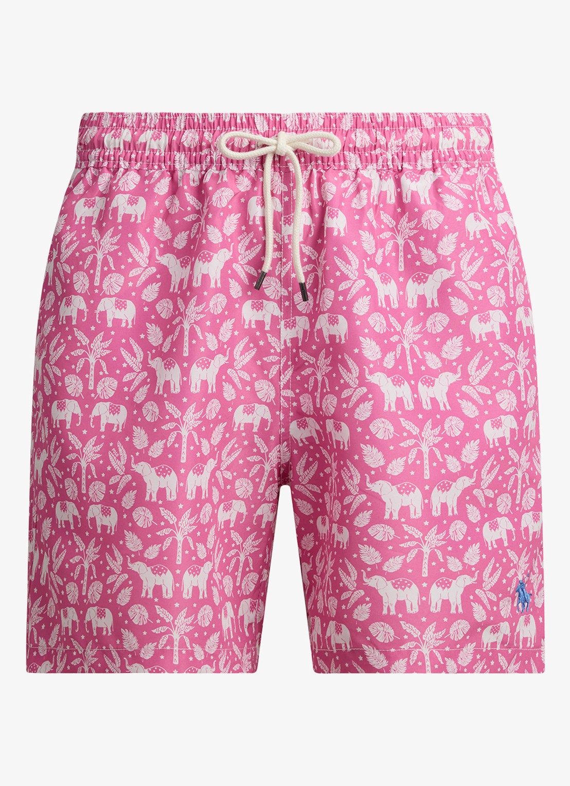 Ralph Lauren Zwemshorts met print - voorkant 2 pink elephant palms-zym1