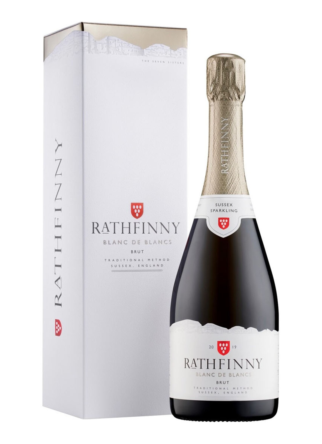 Rathfinny Blanc de Blancs mousserende wijn in geschenkverpakking 750 ml - voorkant undefined