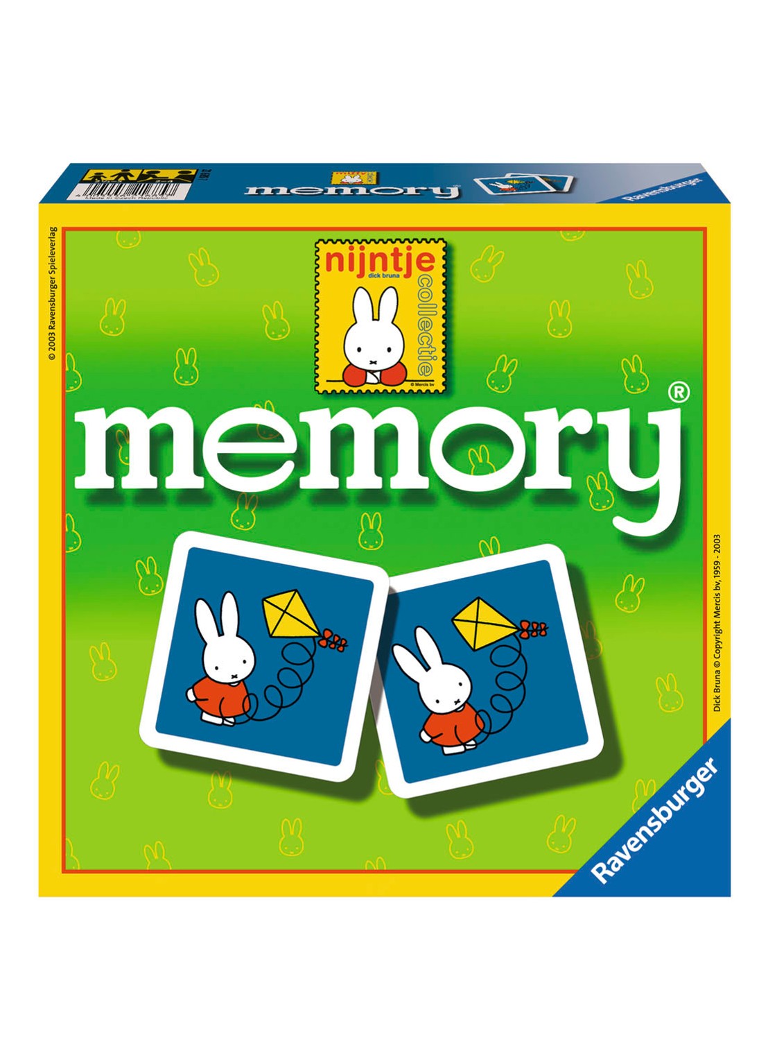 Ravensburger Nijntje memory - voorkant multicolor