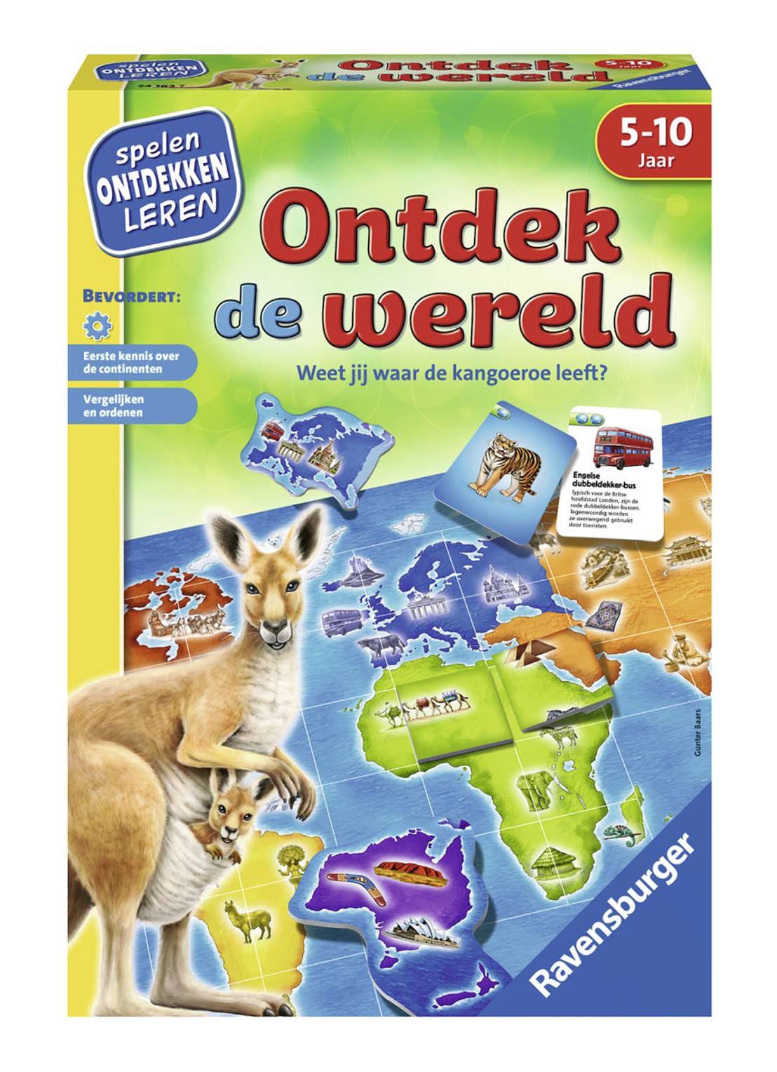 Ravensburger Ontdek de wereld leerspel - voorkant multicolor