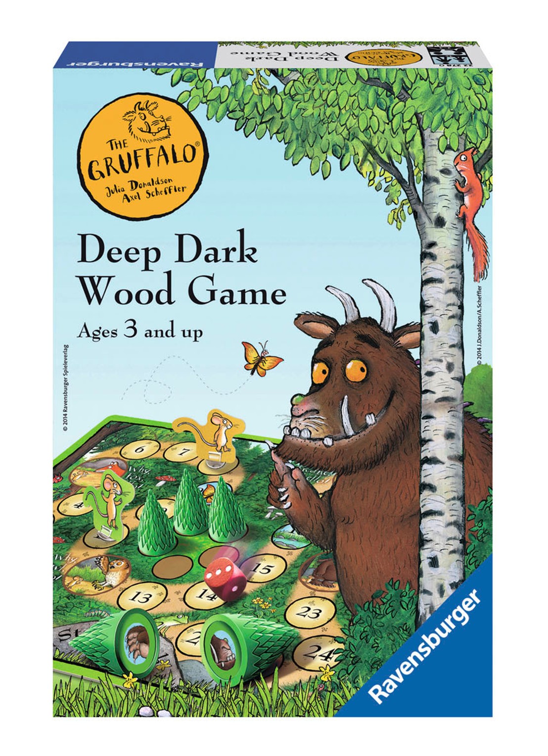 Ravensburger The gruffalo deep dark wood - voorkant multicolor