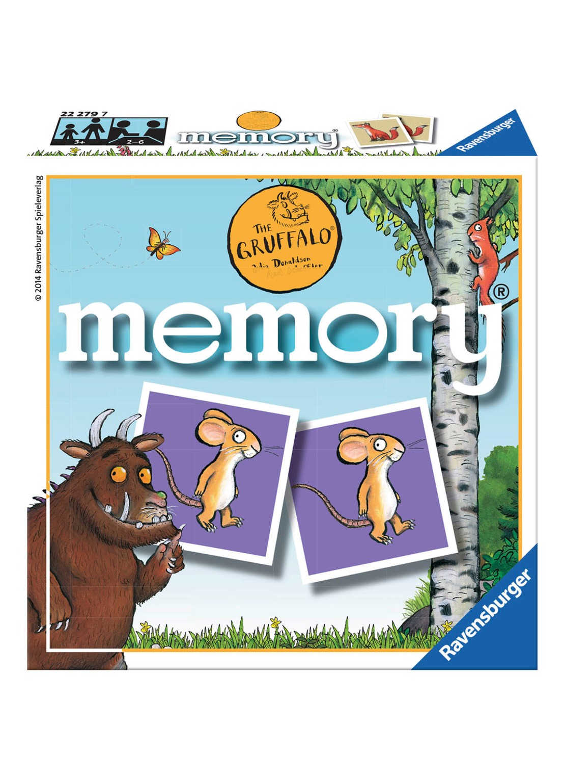 Ravensburger The gruffalo mini memory - voorkant multicolor