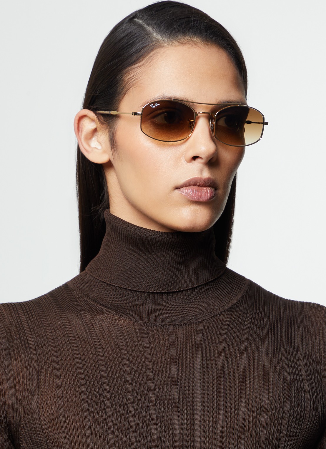 Ray-Ban Arista zonnebril RB3719 - voorkant 2 goud