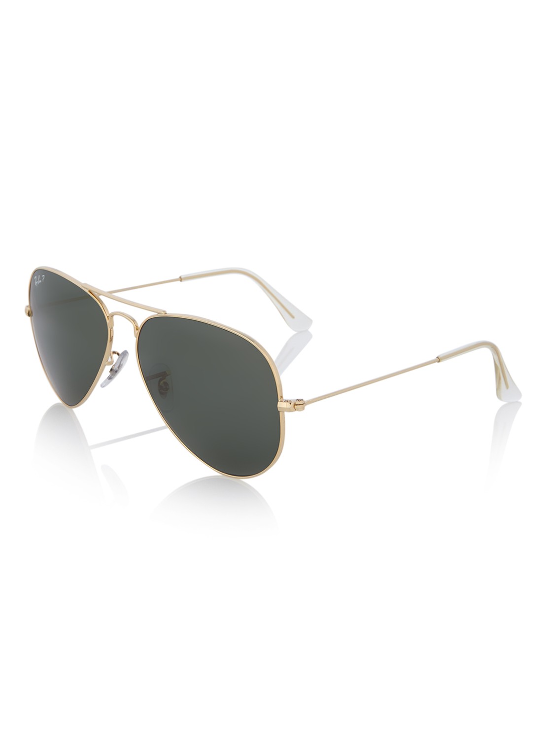 Ray-Ban Aviator Classic zonnebril gepolariseerd RB3025 - voorkant goud