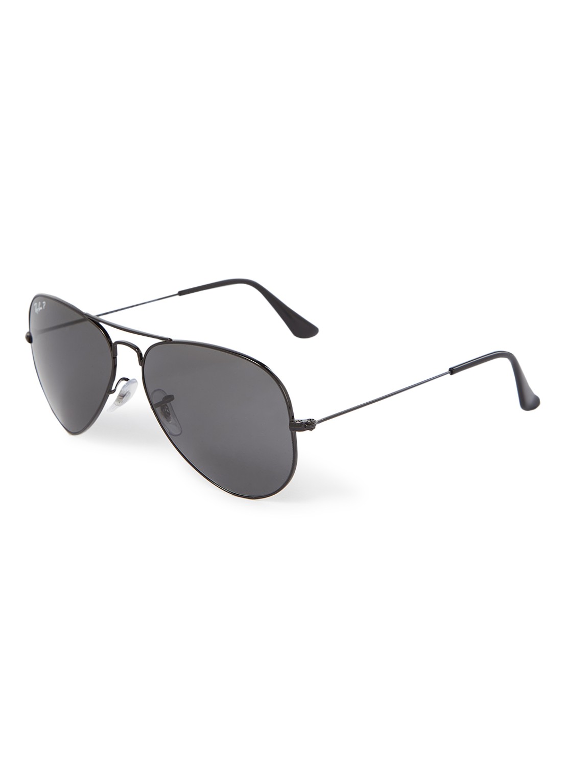 Ray-Ban Aviator Classic zonnebril gepolariseerd RB3025 - voorkant zwart