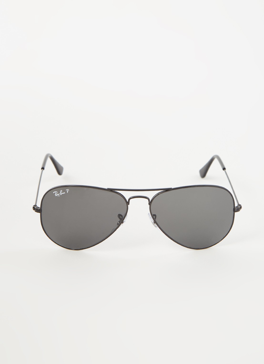Ray-Ban Aviator Classic zonnebril gepolariseerd RB3025 - voorkant 2 zwart