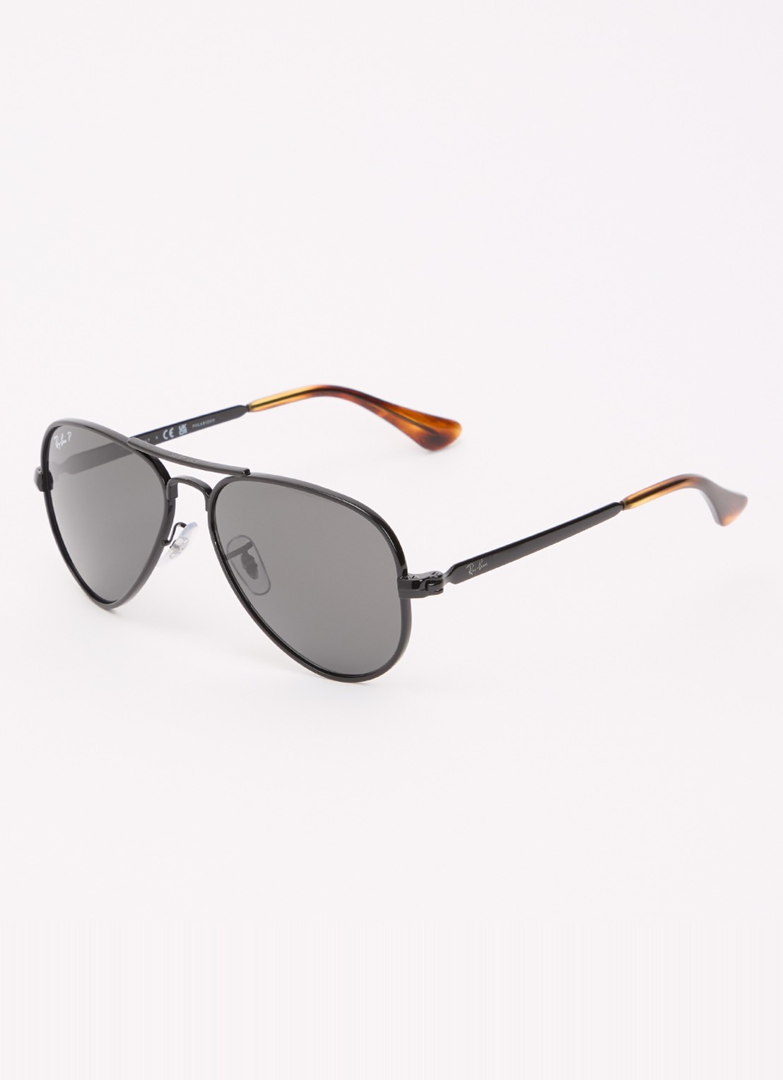 Ray-Ban Aviator Max zonnebril gepolariseerd RB3925 - voorkant zwart