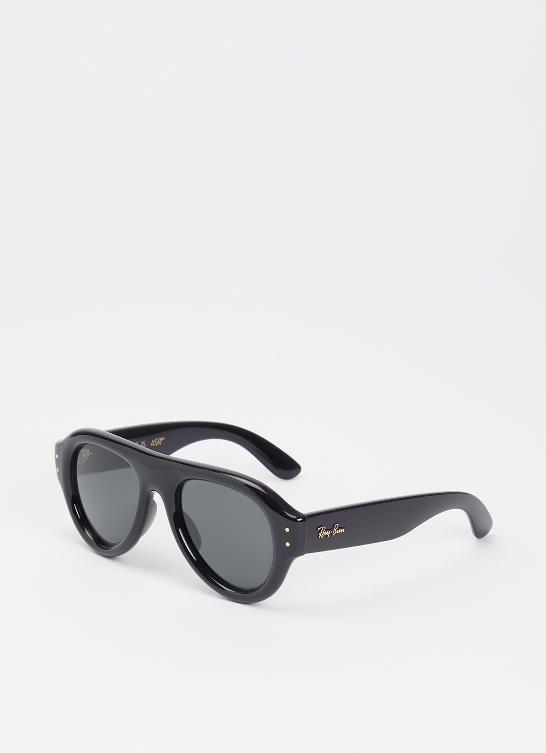 Ray-Ban Aviator Puffer zonnebril RB4925 - voorkant zwart