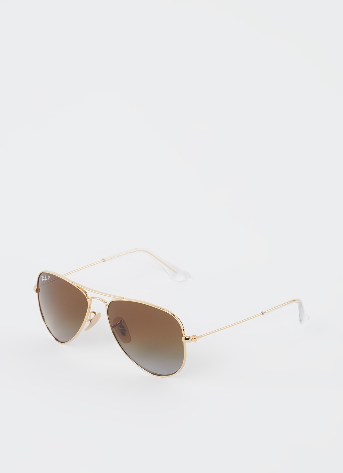 Ray-Ban Aviator zonnebril gepolariseerd RB9506S  - voorkant goud