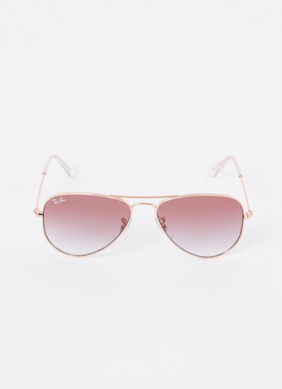 Ray-Ban Aviator zonnebril RB9506S  - voorkant 4 roségoud