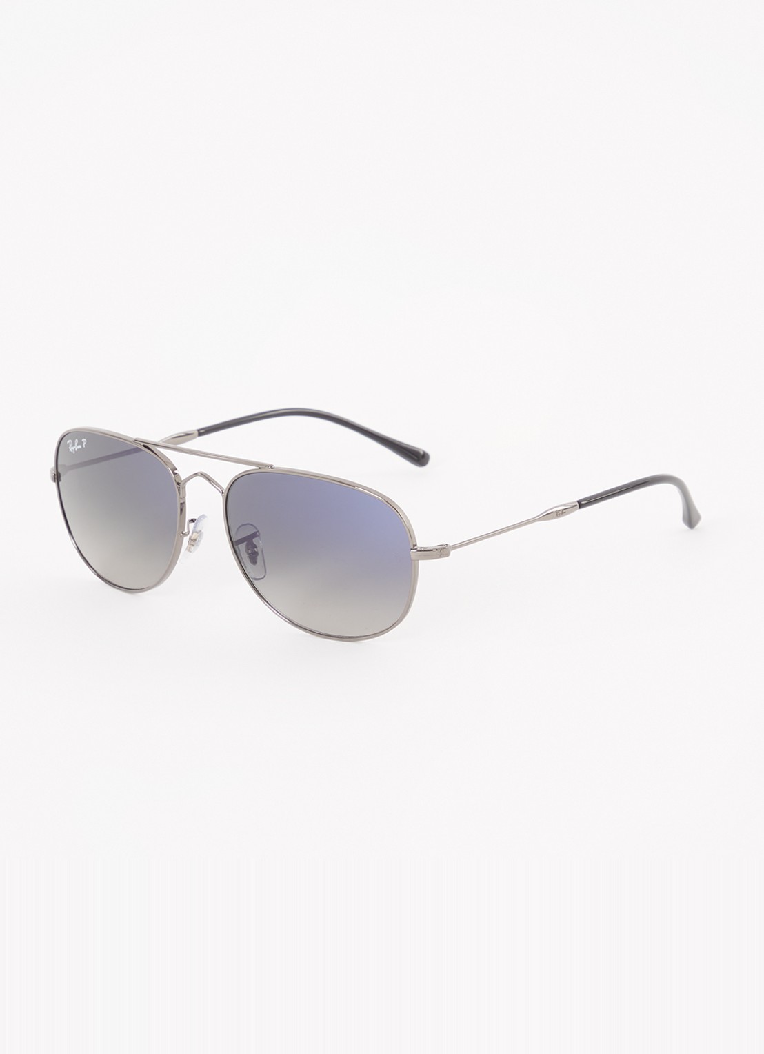 Ray-Ban Bain Bridge zonnebril gepolariseerd RB3735 - voorkant 4 donkergrijs