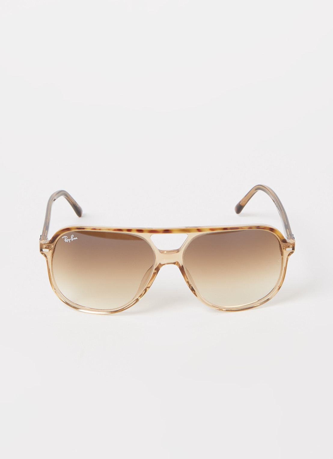 Ray-Ban Bill zonnebril RB2198  - voorkant 2 lichtbruin