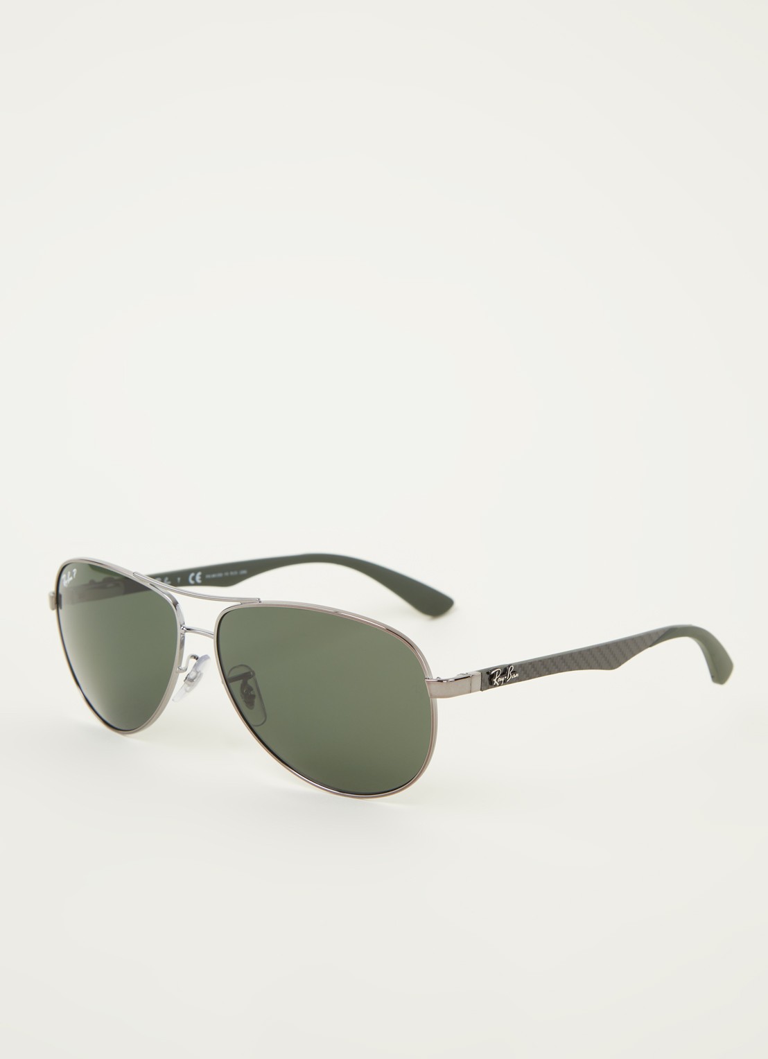 Ray-Ban Carbon Fibre zonnebril RB8313  - voorkant 3 grijs