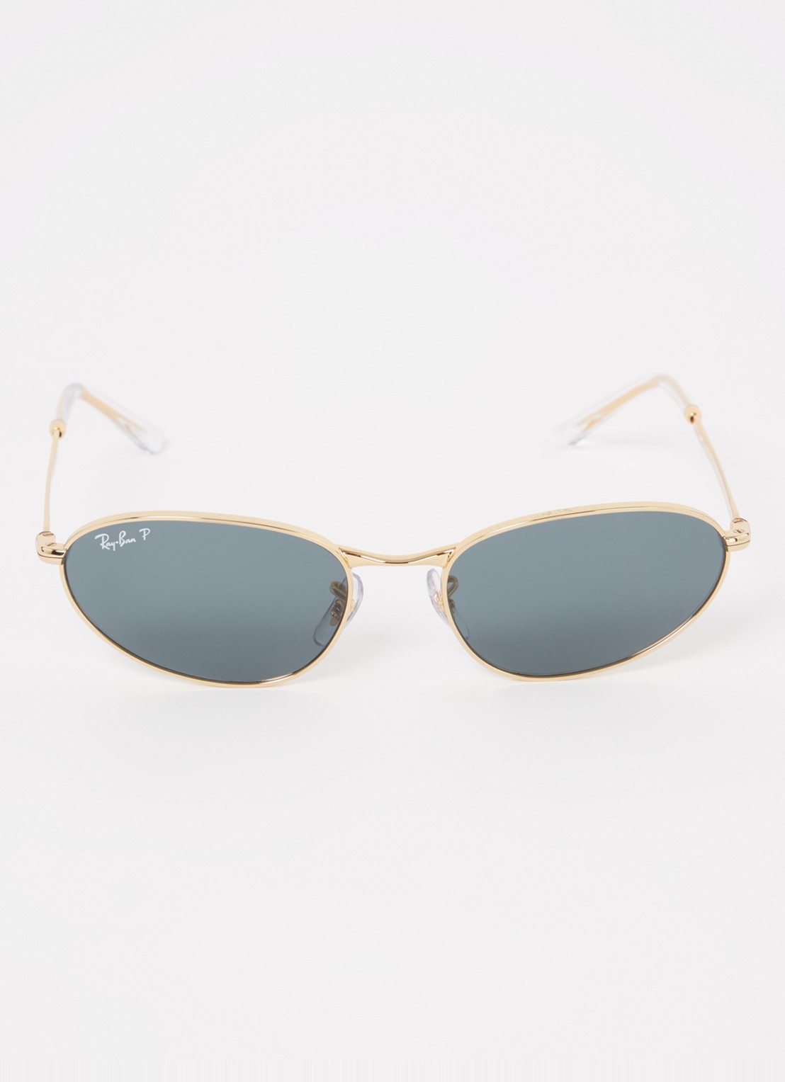 Ray-Ban Cat Eye zonnebril gepolariseerd RB3734 - detail goud