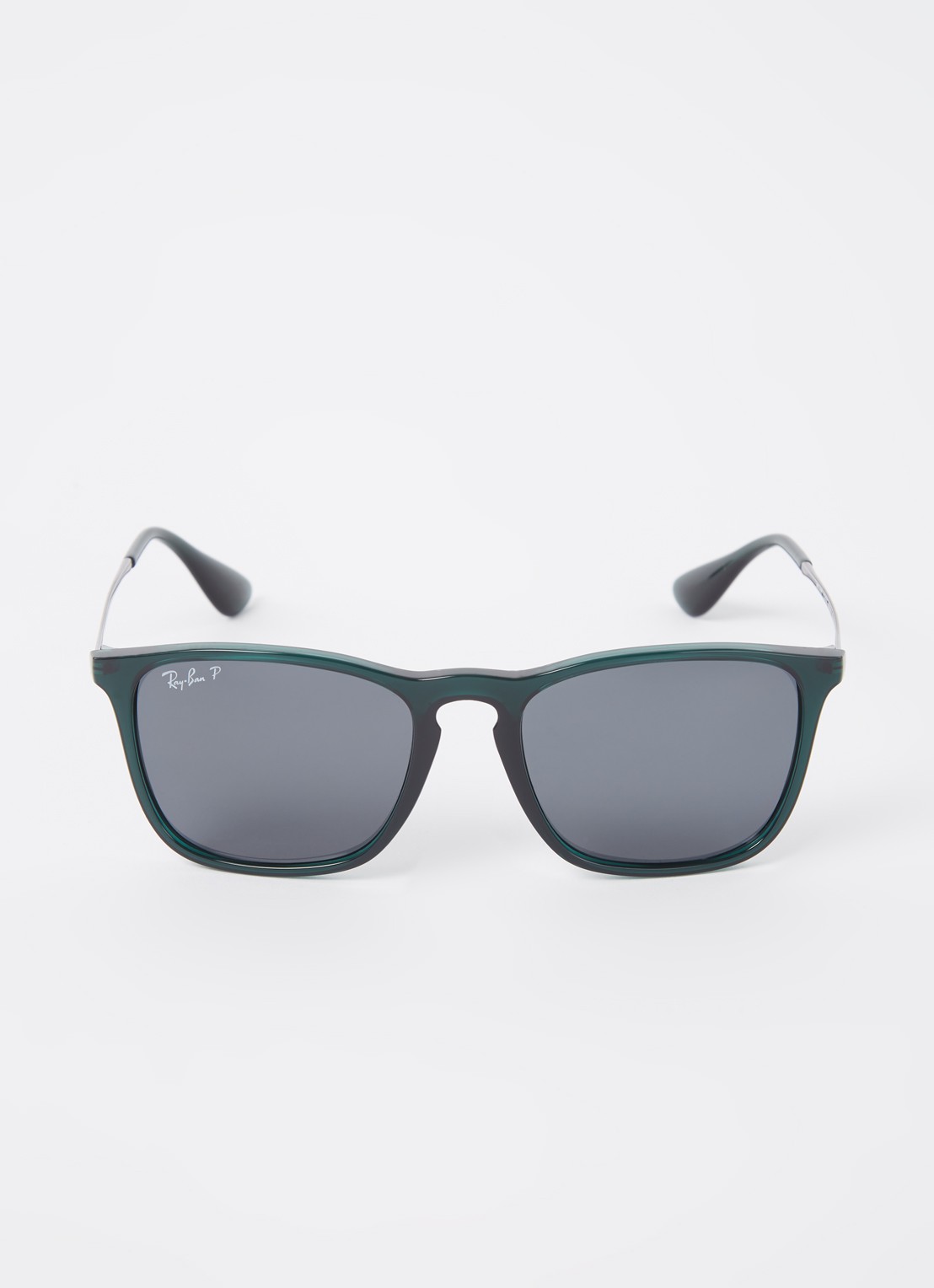 Ray-Ban Chris zonnebril gepolariseerd RB4187  - voorkant 4 donkergroen