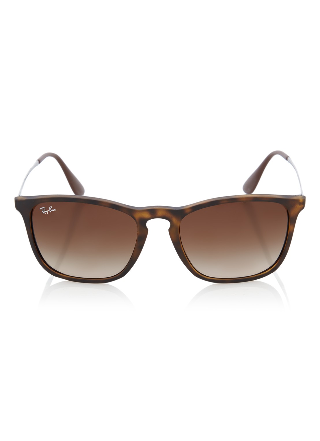Ray-Ban Chris zonnebril RB4187 - detail 3 donkerbruin