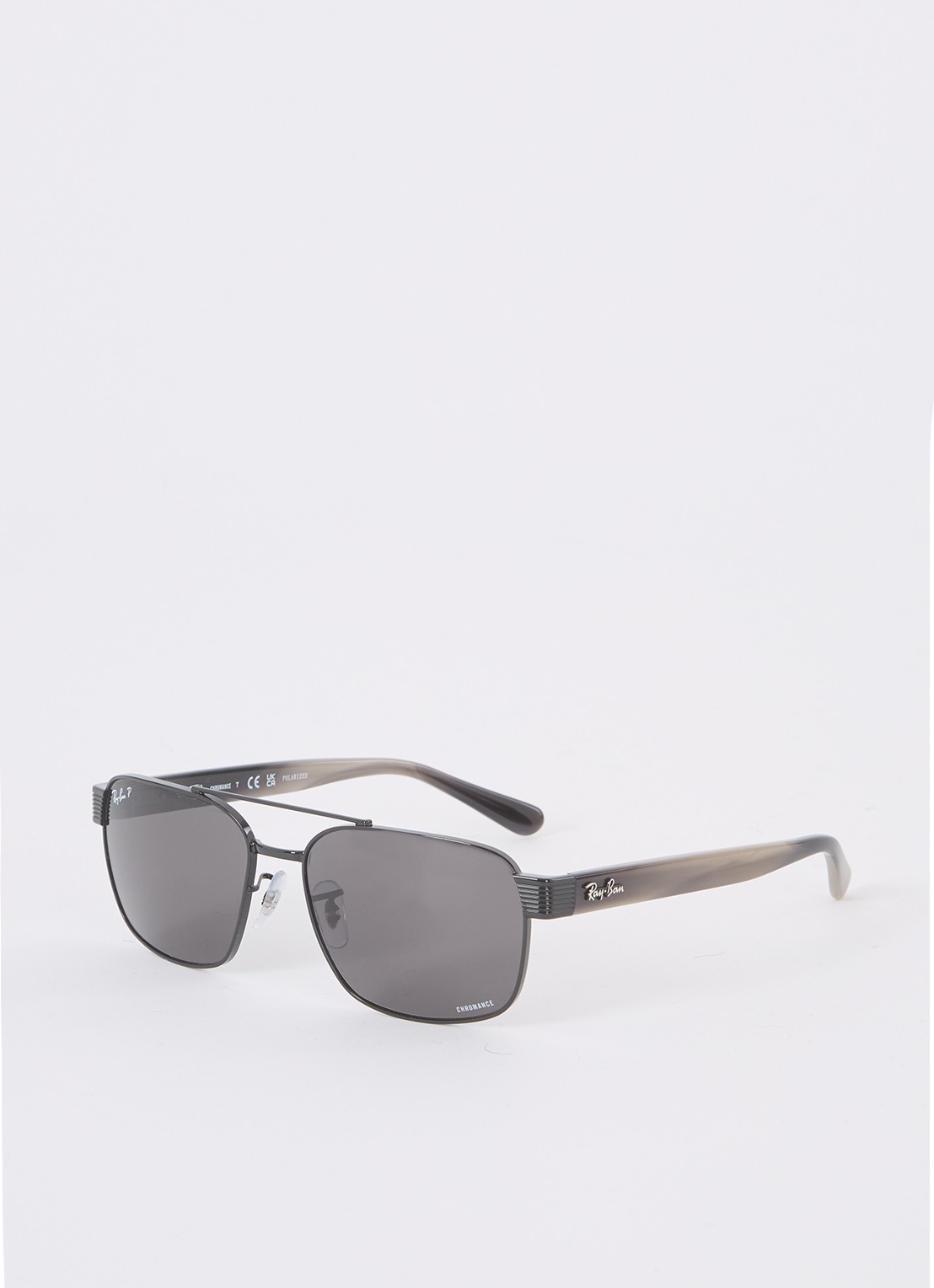 Ray-Ban Chromance zonnebril gepolariseerd RB3751CH - voorkant 4 zwart