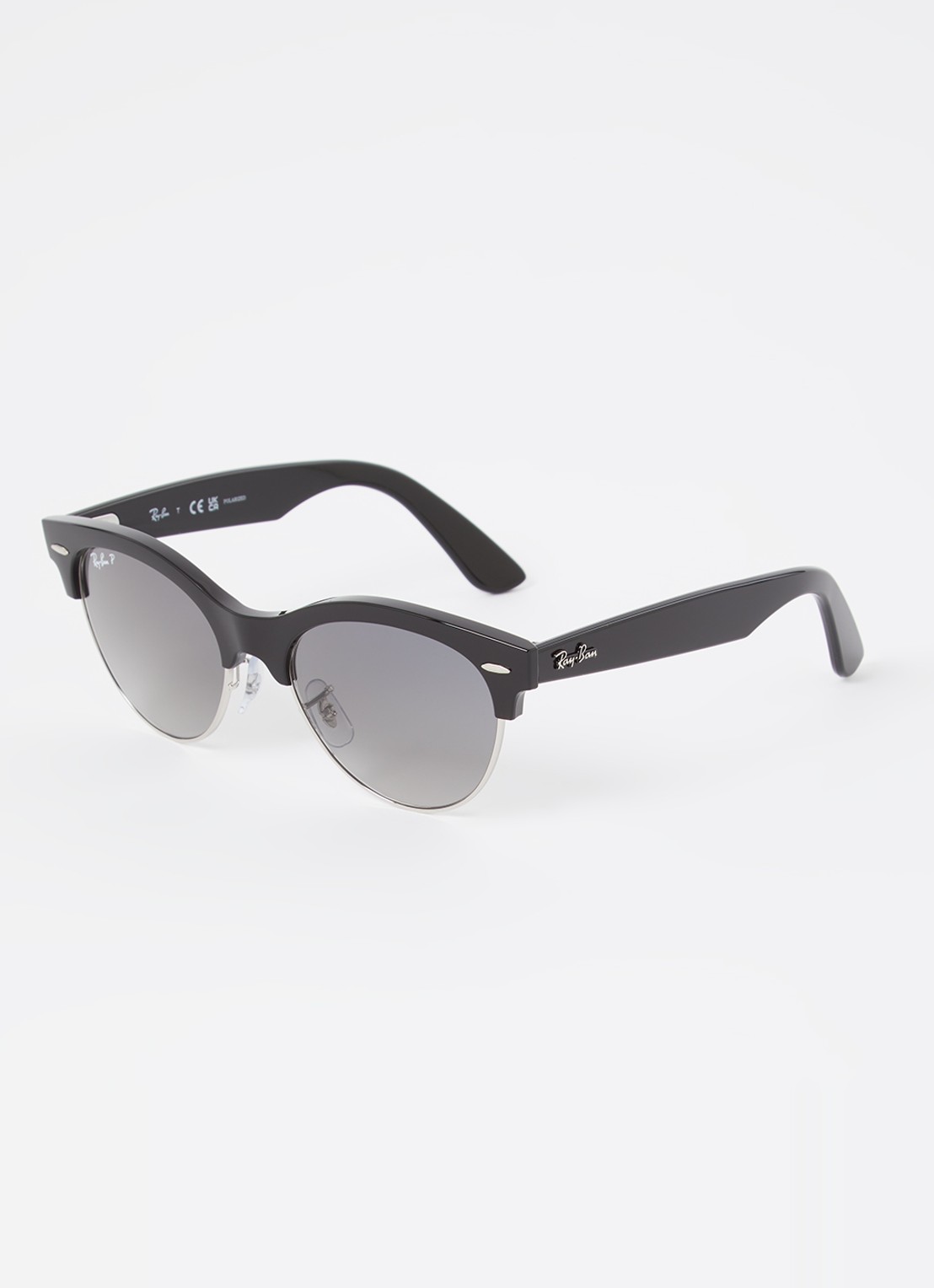 Ray-Ban Clubmaster Way zonnebril gepolariseerd RB2341 - voorkant 4 zwart