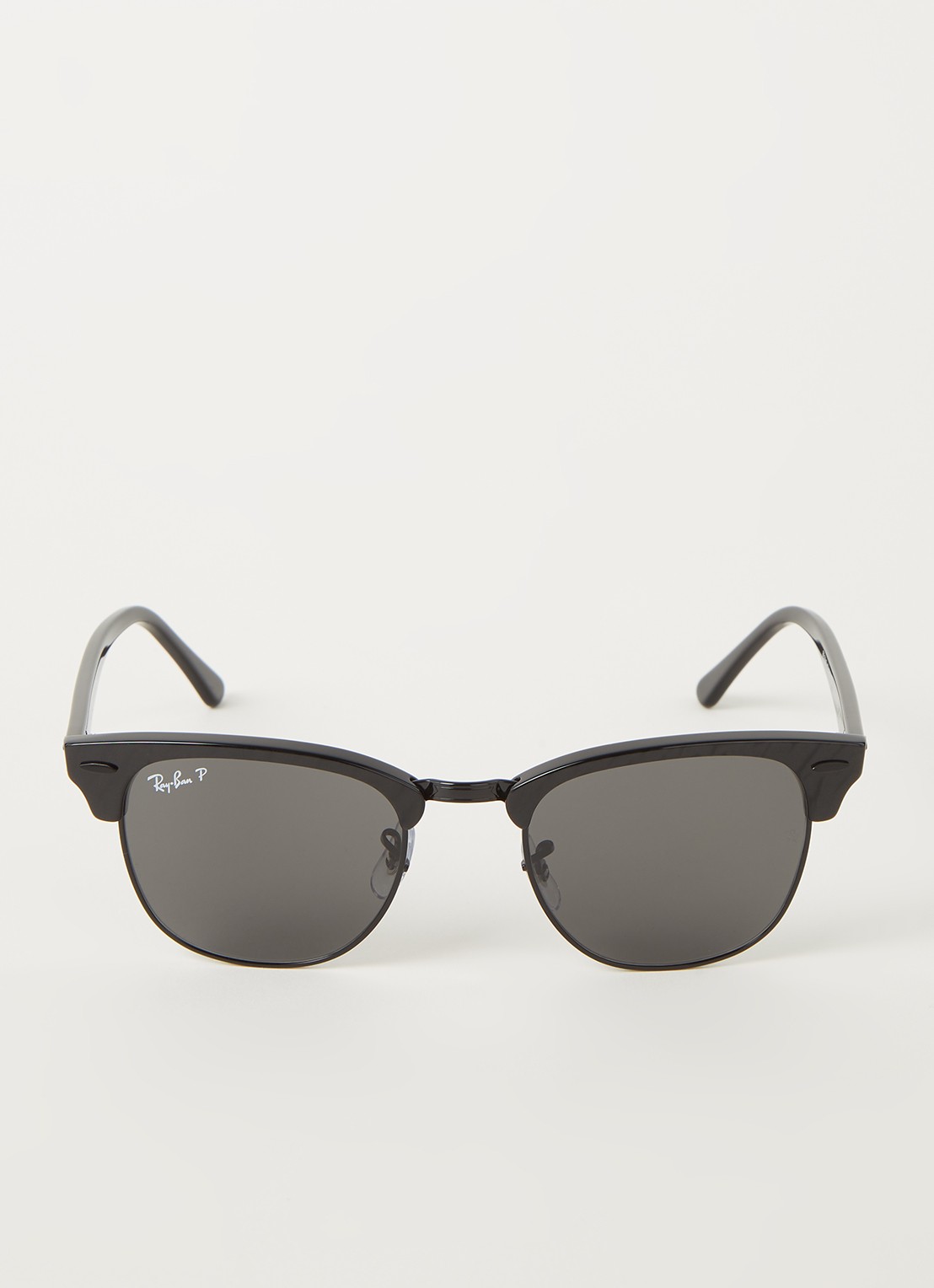 Ray-Ban Clubmaster zonnebril gepolariseerd RB3016 - voorkant 2 zwart