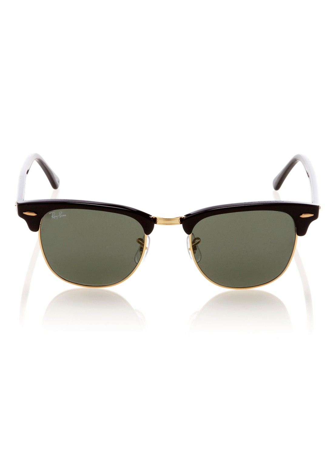 Ray-Ban Clubmaster zonnebril RB3016 - detail 3 zwart