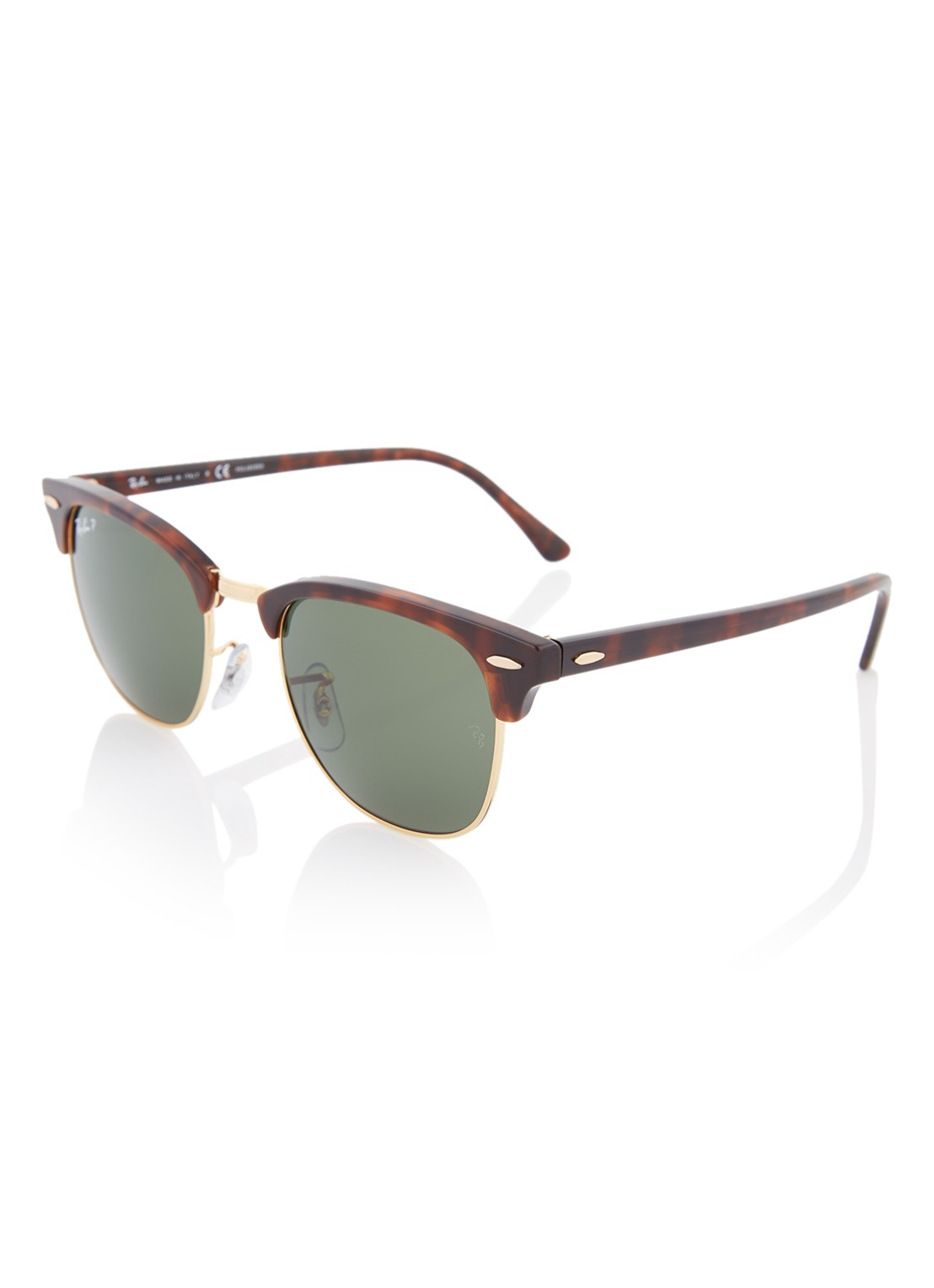 Ray-Ban Clubmaster zonnebril RB3016 - voorkant 3 bruin
