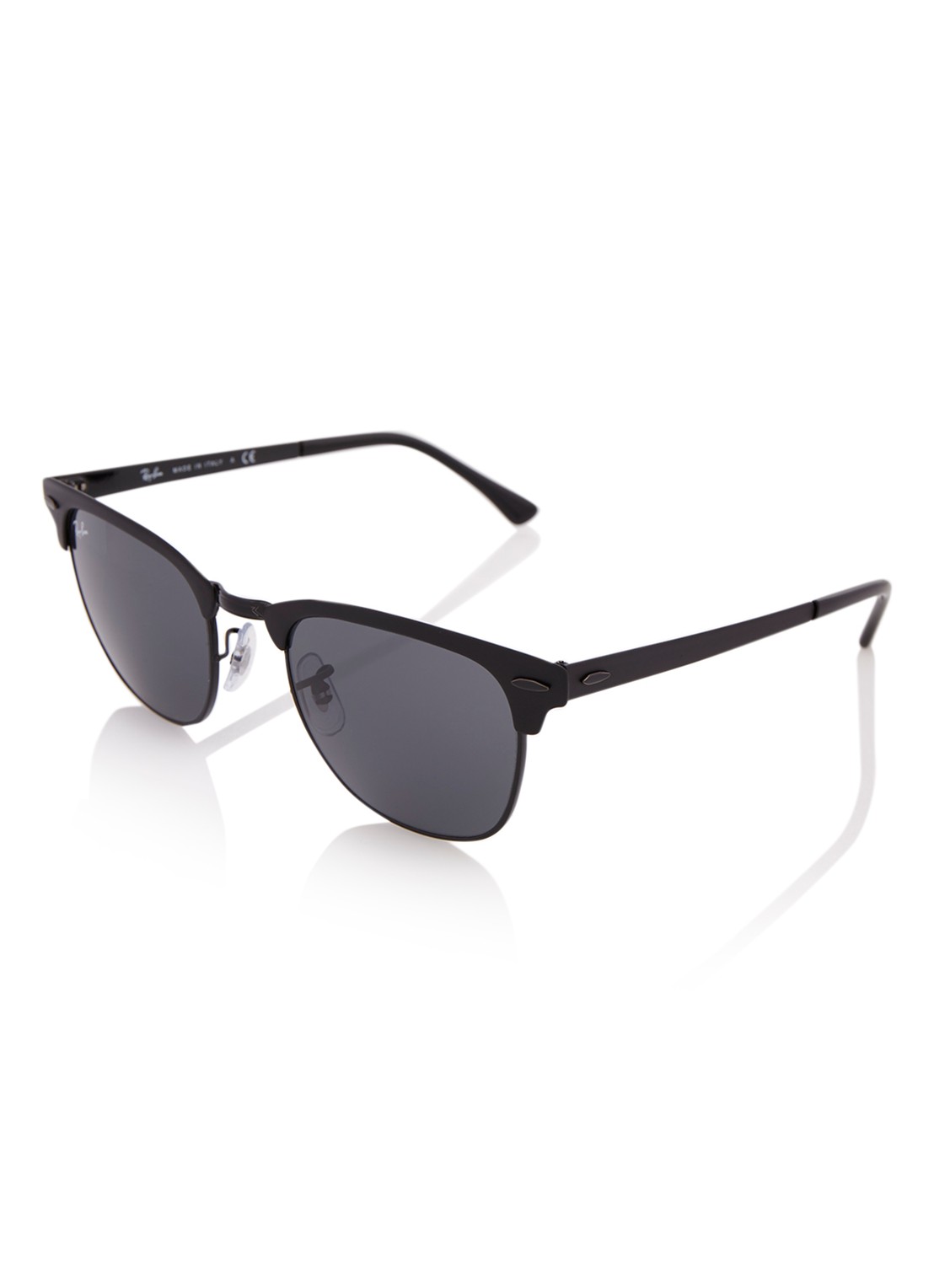 Ray-Ban Clubmaster zonnebril RB3716 - voorkant zwart
