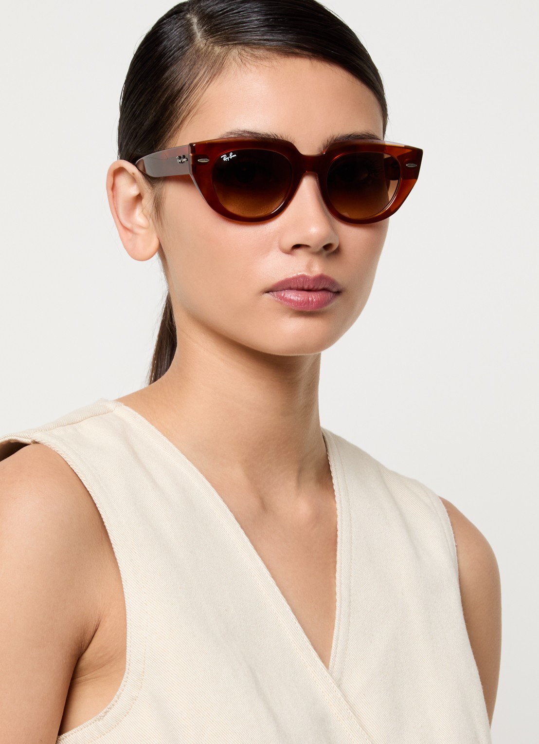 Ray-Ban Doreen zonnebril RB2286 - voorkant 5 bruin