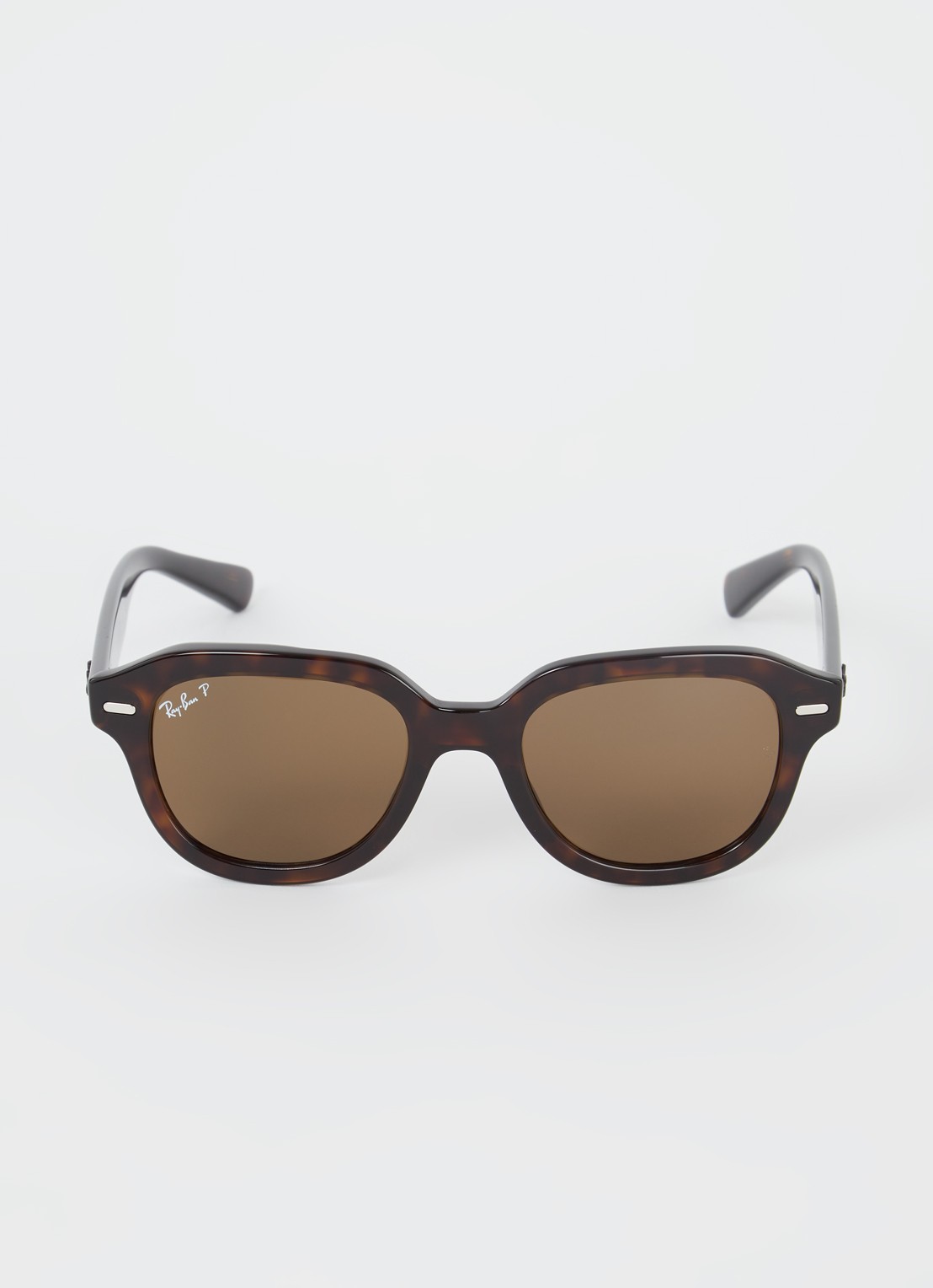 Ray-Ban Erik zonnebril gepolariseerd RB4398  - detail lichtbruin