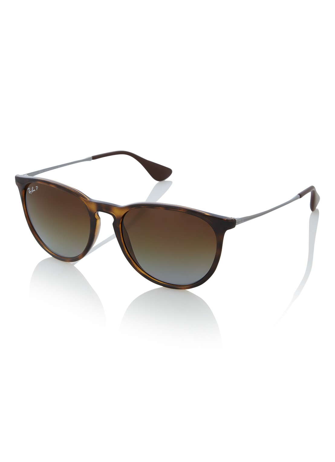 Ray-Ban Erika zonnebril gepolariseerd RB4171 - voorkant bruin