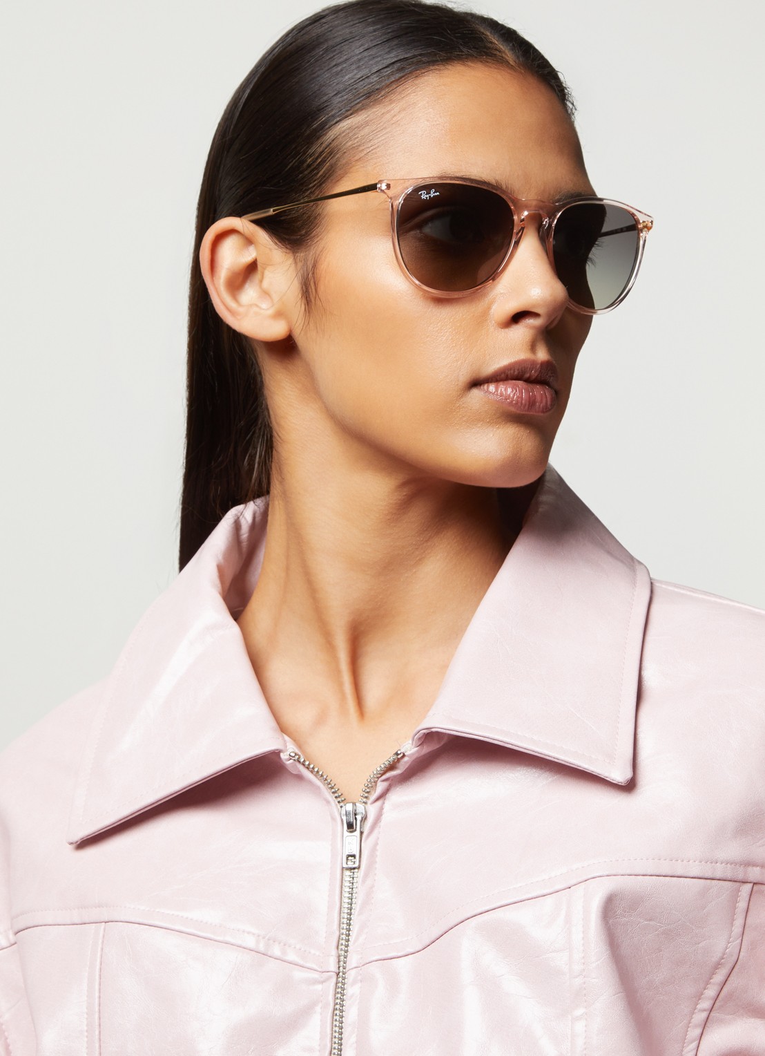 Ray-Ban Erika zonnebril RB4171 - voorkant 2 lichtroze