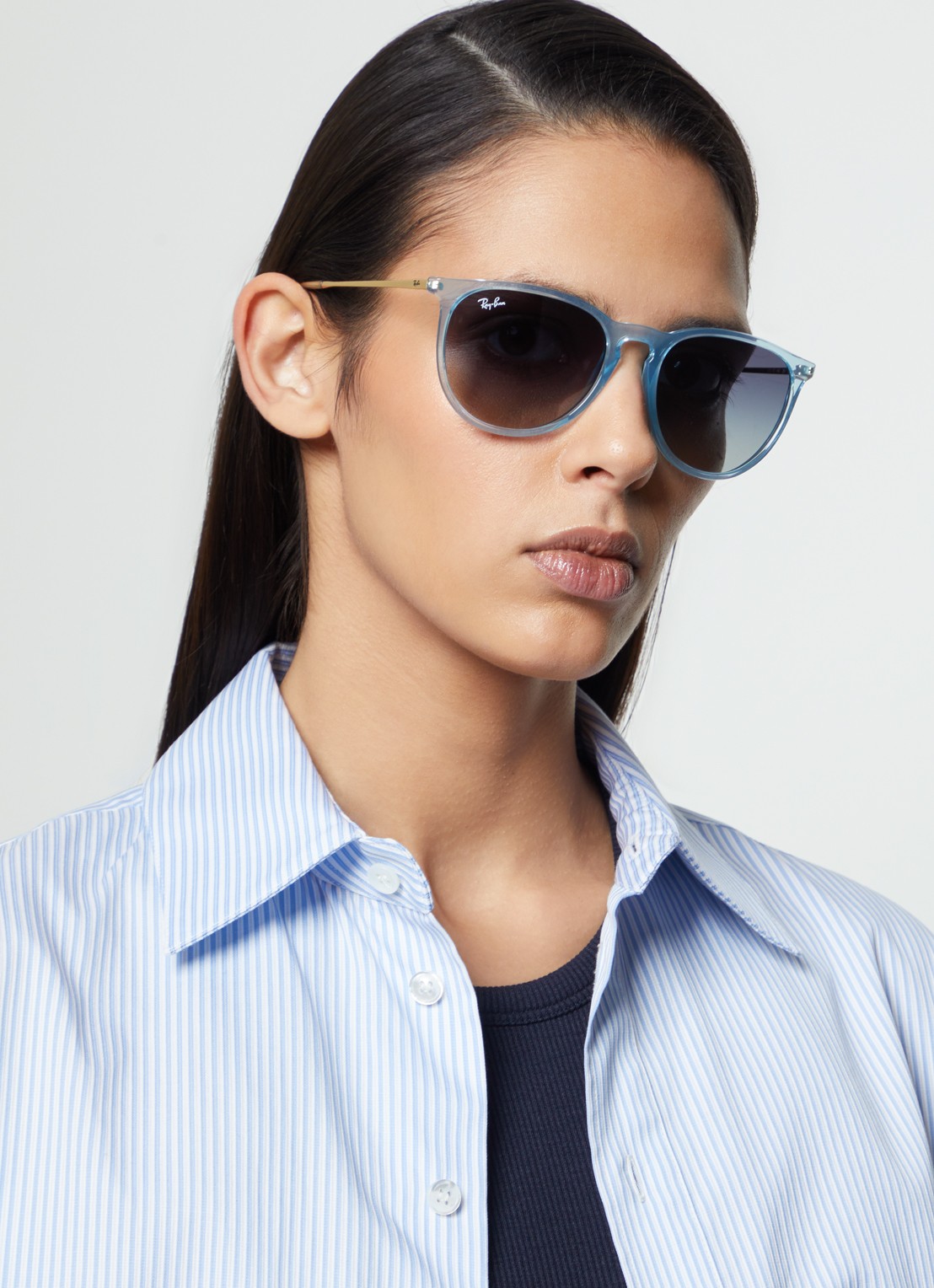 Ray-Ban Erika zonnebril RB4171 - voorkant 5 lichtblauw