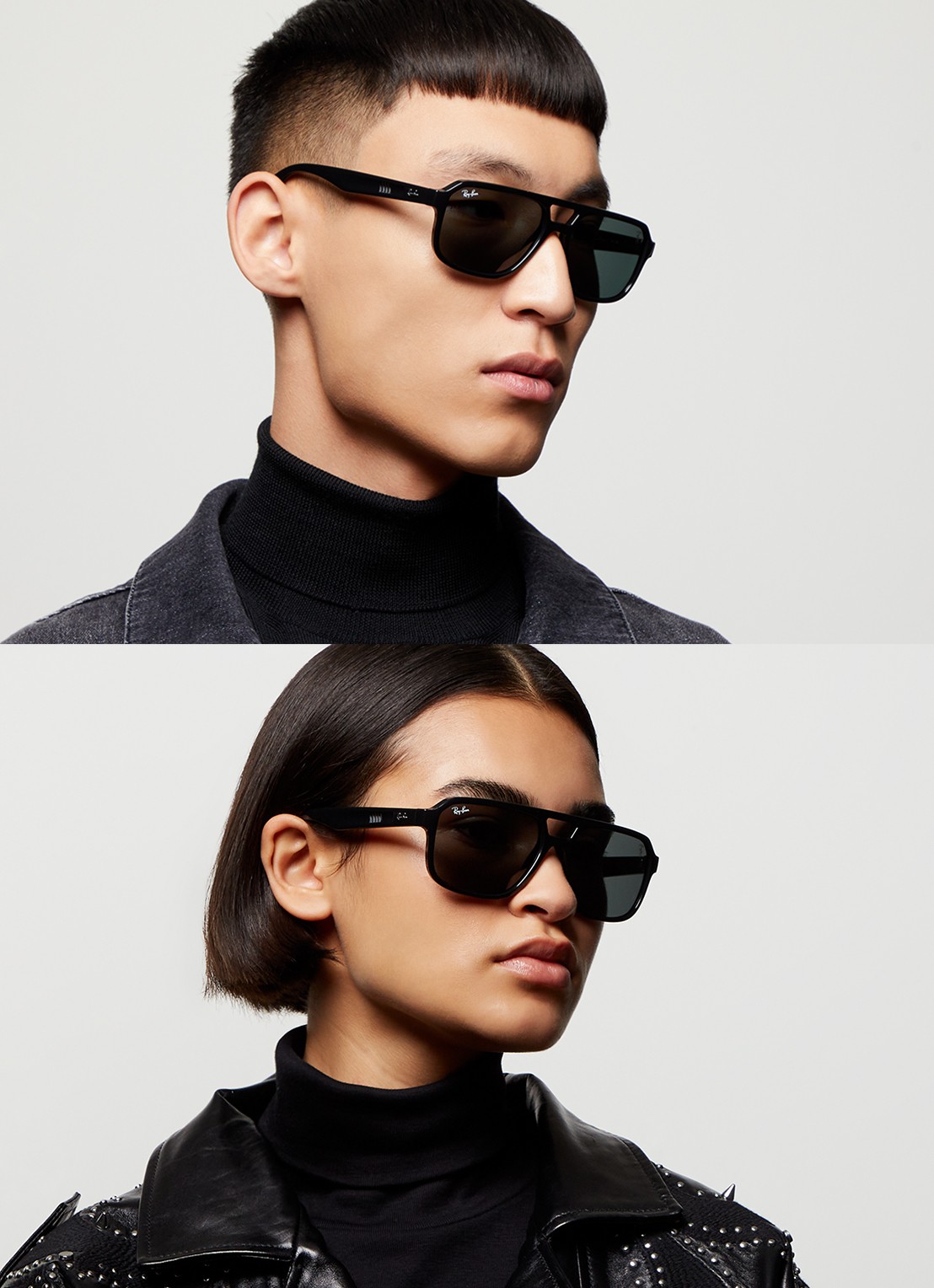 Ray-Ban Ferrari zonnebril RB4414M - voorkant 5 zwart
